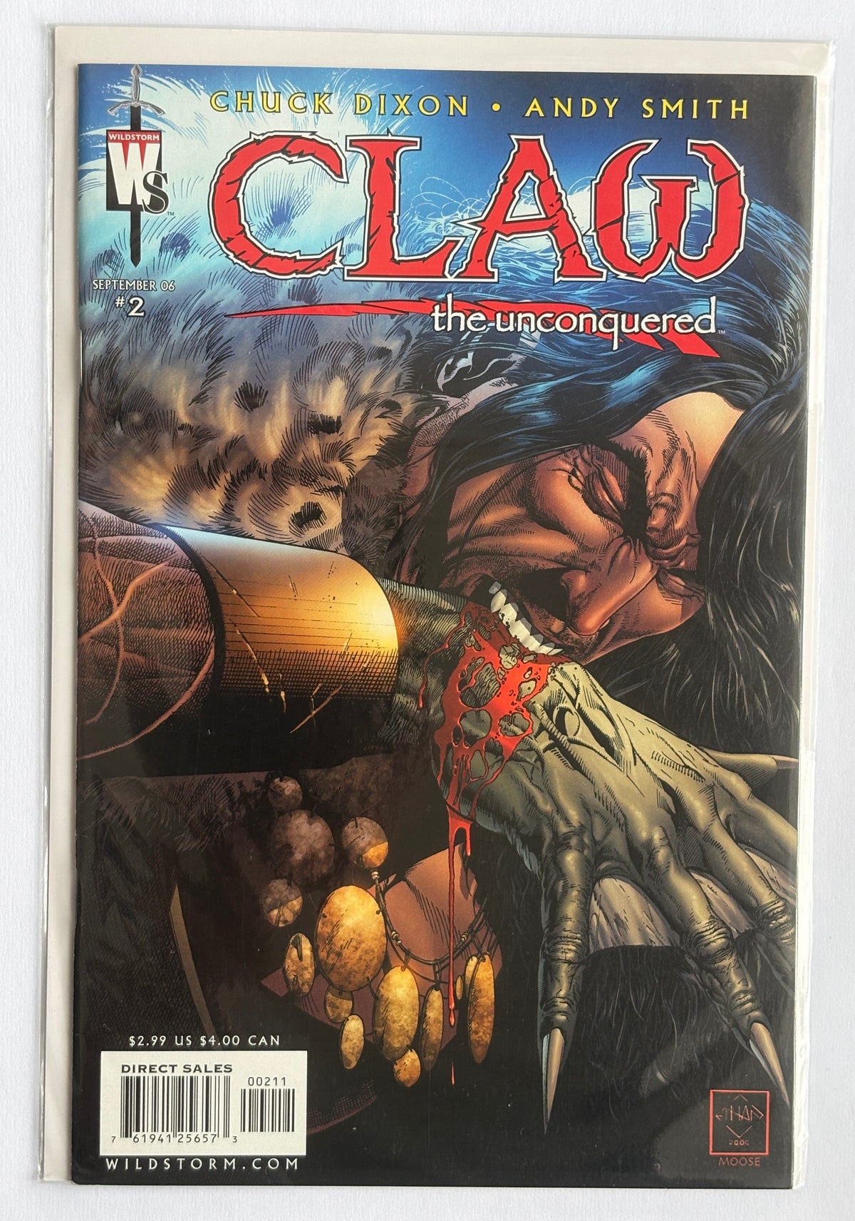 Claw the Unconquered #2 - 1st Printing Wildstorm September 2006 VF 8.0