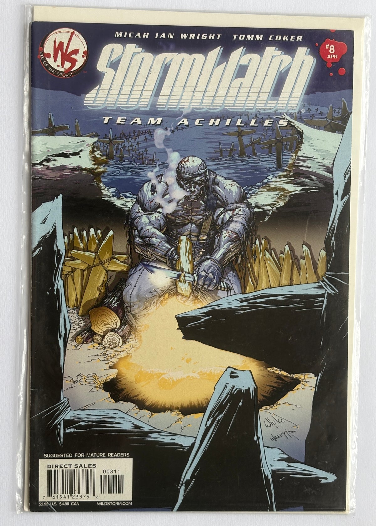 Stormwatch: Team Achilles #8 - 1st Printing - Wildstorm April 2003 FN+ 6.5