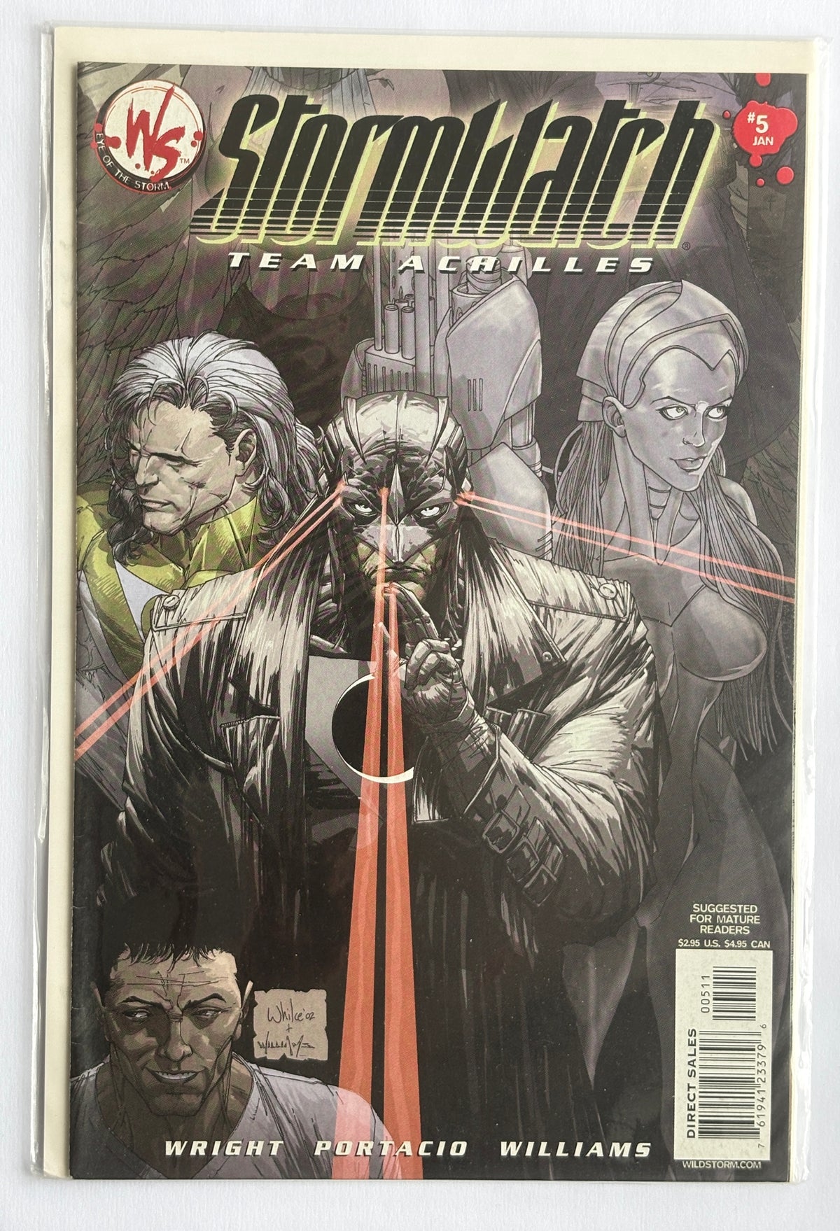 Stormwatch: Team Achilles #5 - 1st Printing - Wildstorm January 2003 VF- 7.5