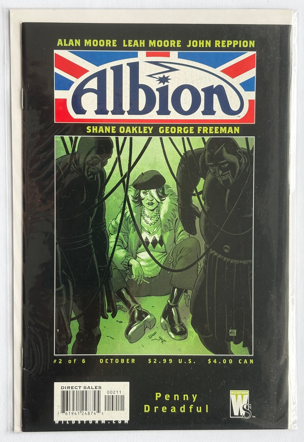 Albion #2 - 1st Printing - Alan Moore - Wildstorm October 2005 F/VF 7.0