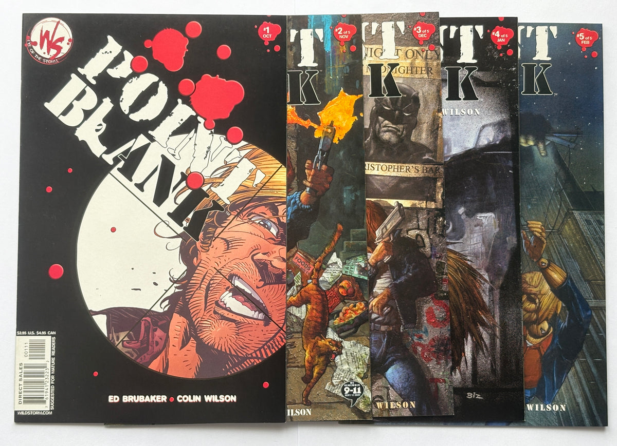 Point Blank #1 to 5 Complete Set of 5 Comics Wildstorm 2002/3 VF+ 8.5