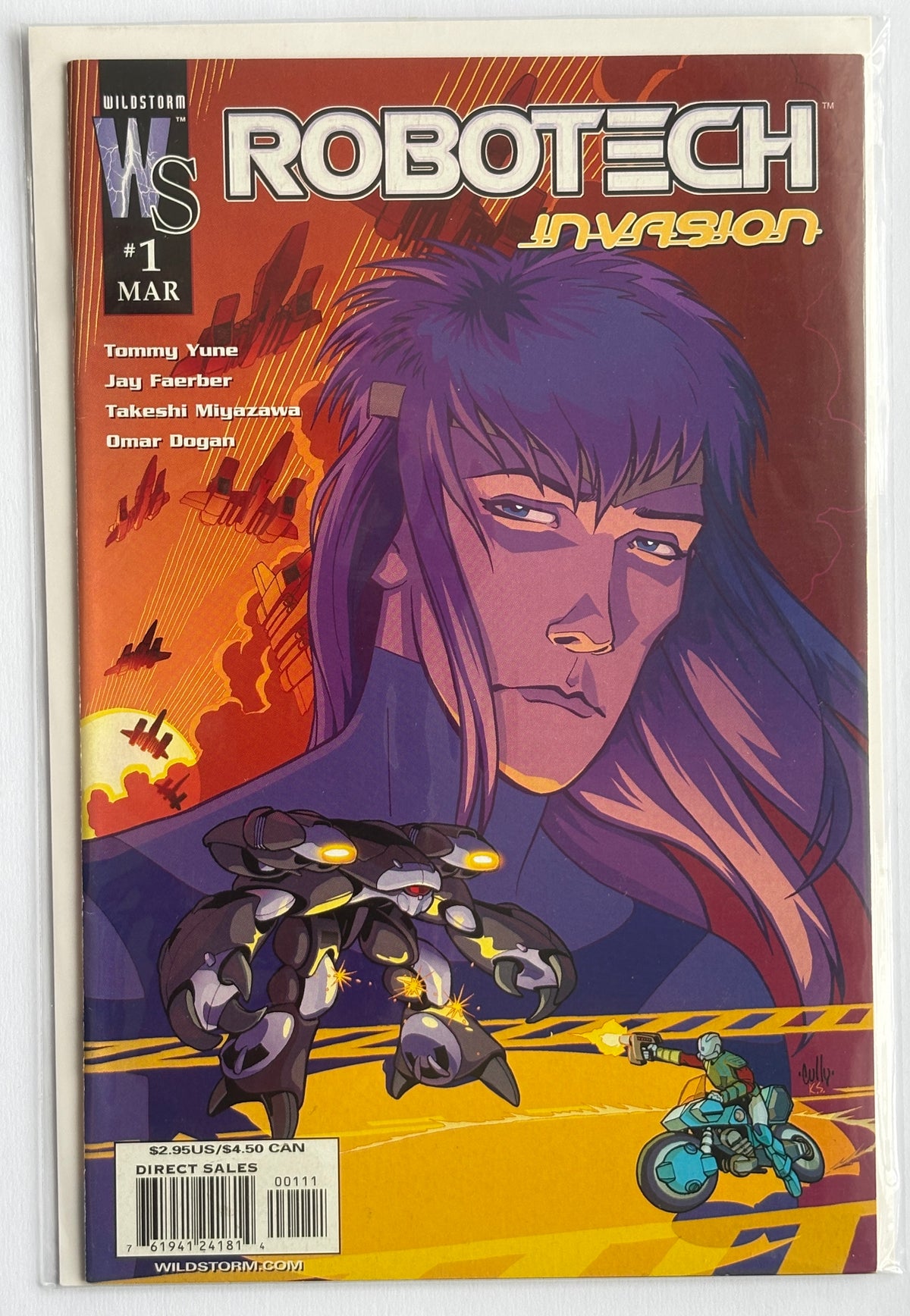 Robotech Invasion #1 - 1st Printing - Wildstorm Comics March 2004 VF 8.0