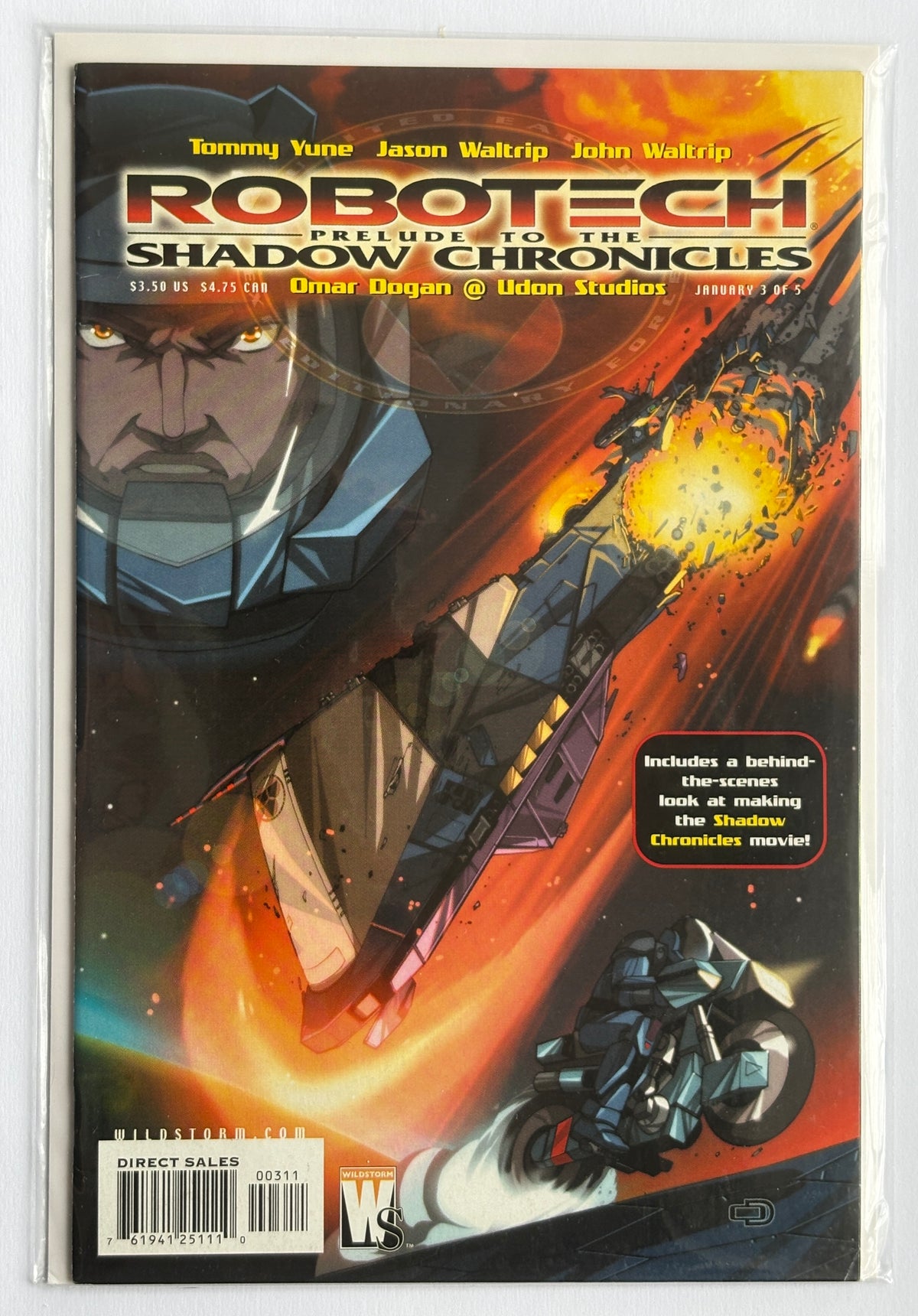 Robotech Prelude to the Shadow Chronicles #3 Wildstorm January 2006 VF 8.0
