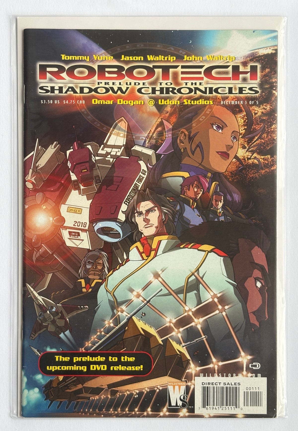 Robotech Prelude to the Shadow Chronicles #1 Wildstorm December 2005 VF- 7.5