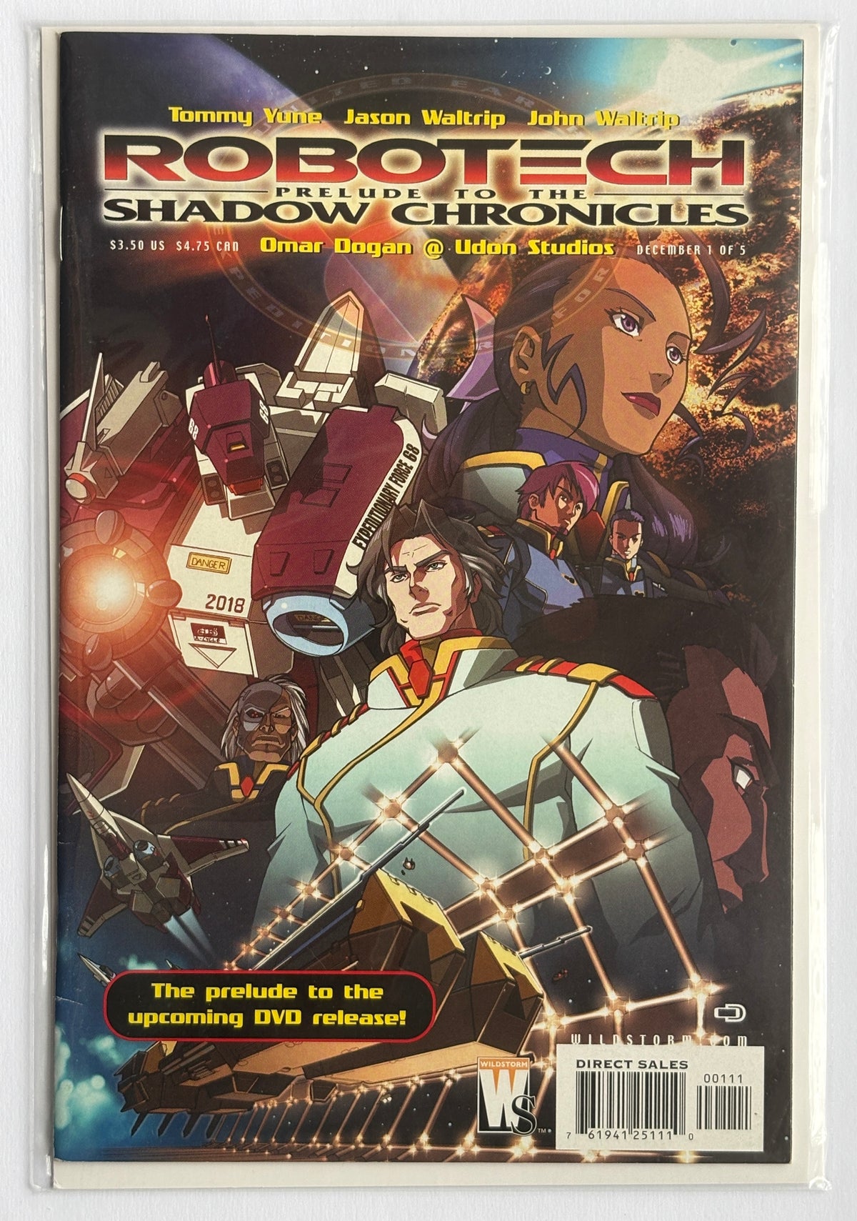 Robotech Prelude to the Shadow Chronicles #1 Wildstorm December 2005 F/VF 7.0