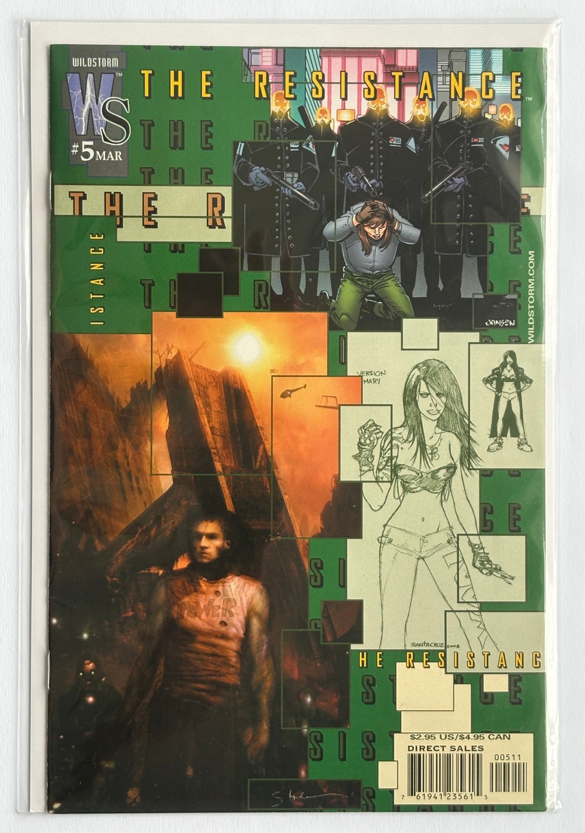 The Resistance #5 - 1st Printing Wildstorm Comics March 2003 VF- 7.5