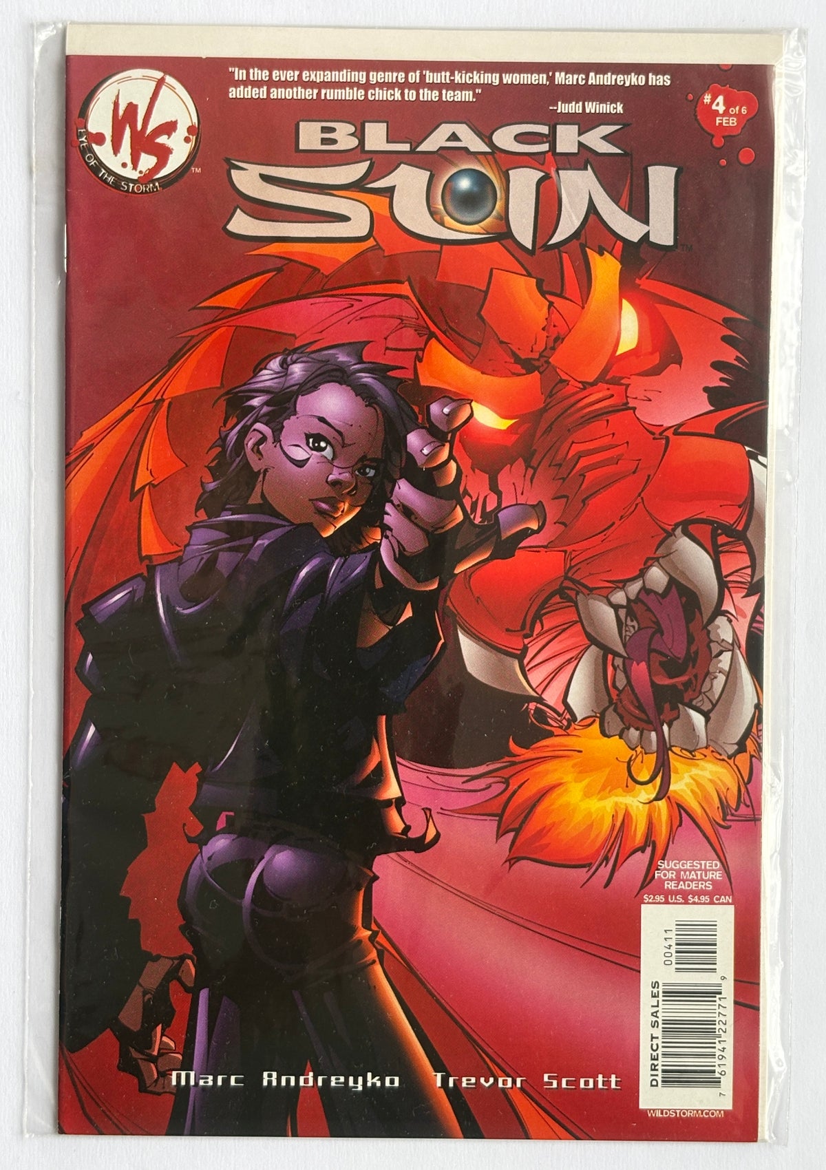 Black Sun #4 (4 of 6) 1st Printing Wildstorm February 2003 VF/NM 9.0