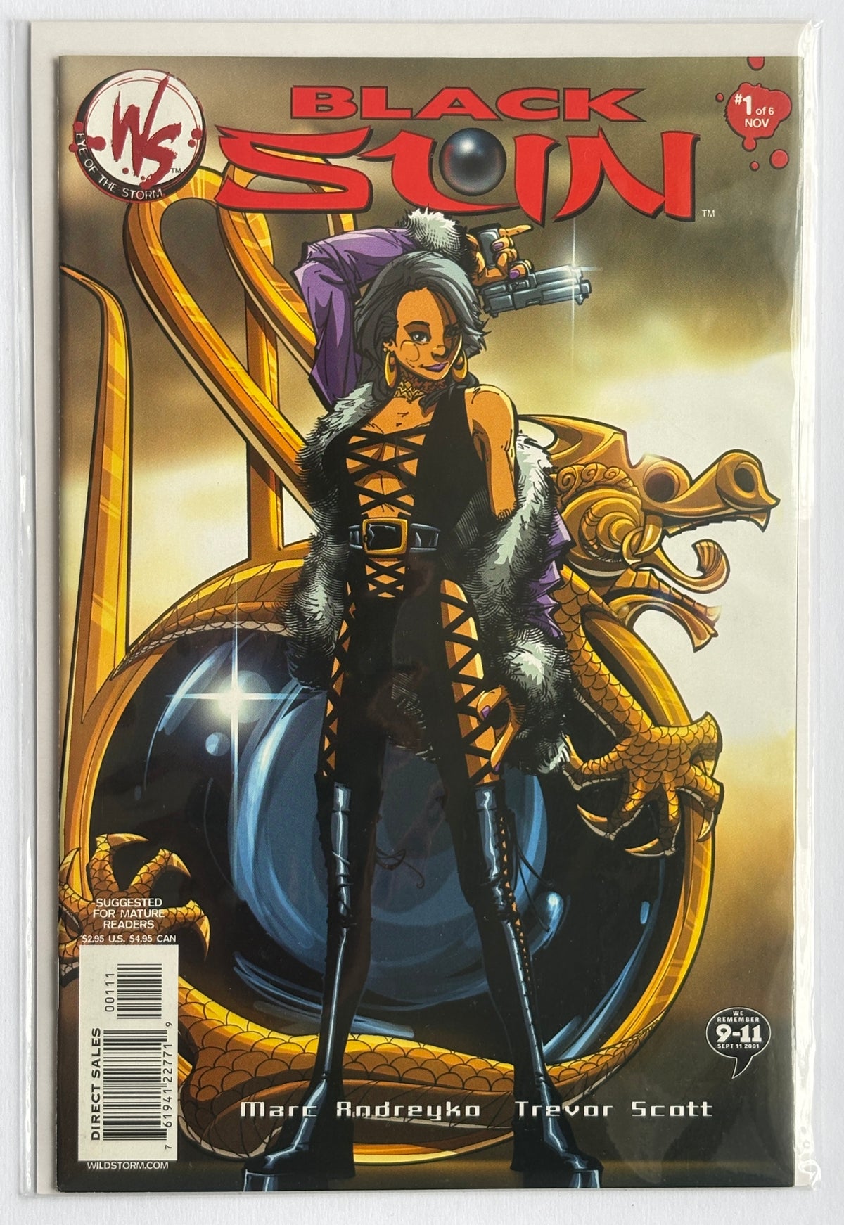 Black Sun #1 (1 of 6) 1st Printing Wildstorm November 2002 VF/NM 9.0