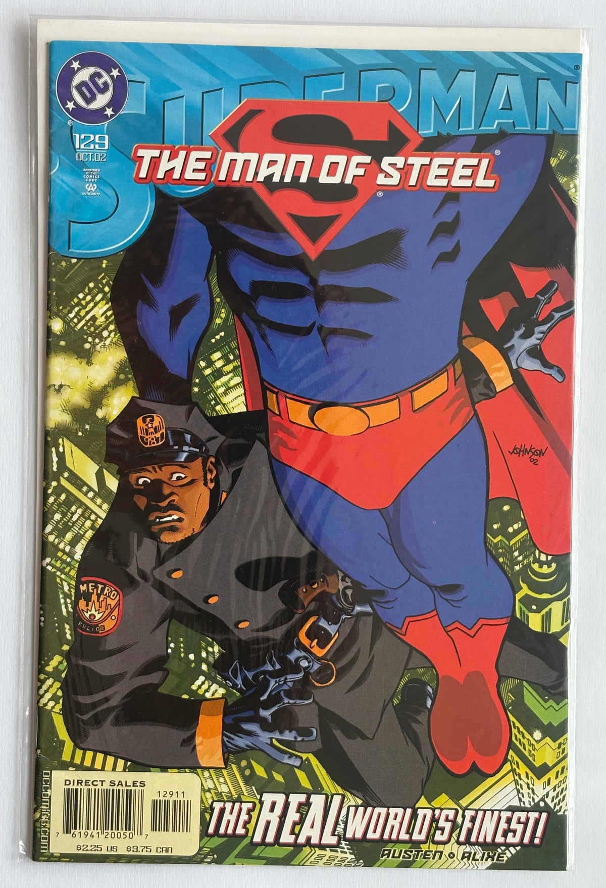 Superman: The Man of Steel #129 - DC Comics October 2002 F/VF 7.0