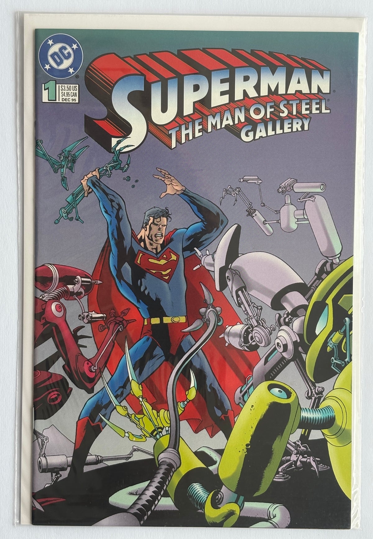 Superman The Man of Steel Gallery #1 1st Printing DC Comics Dec 1995 VF+ 8.5