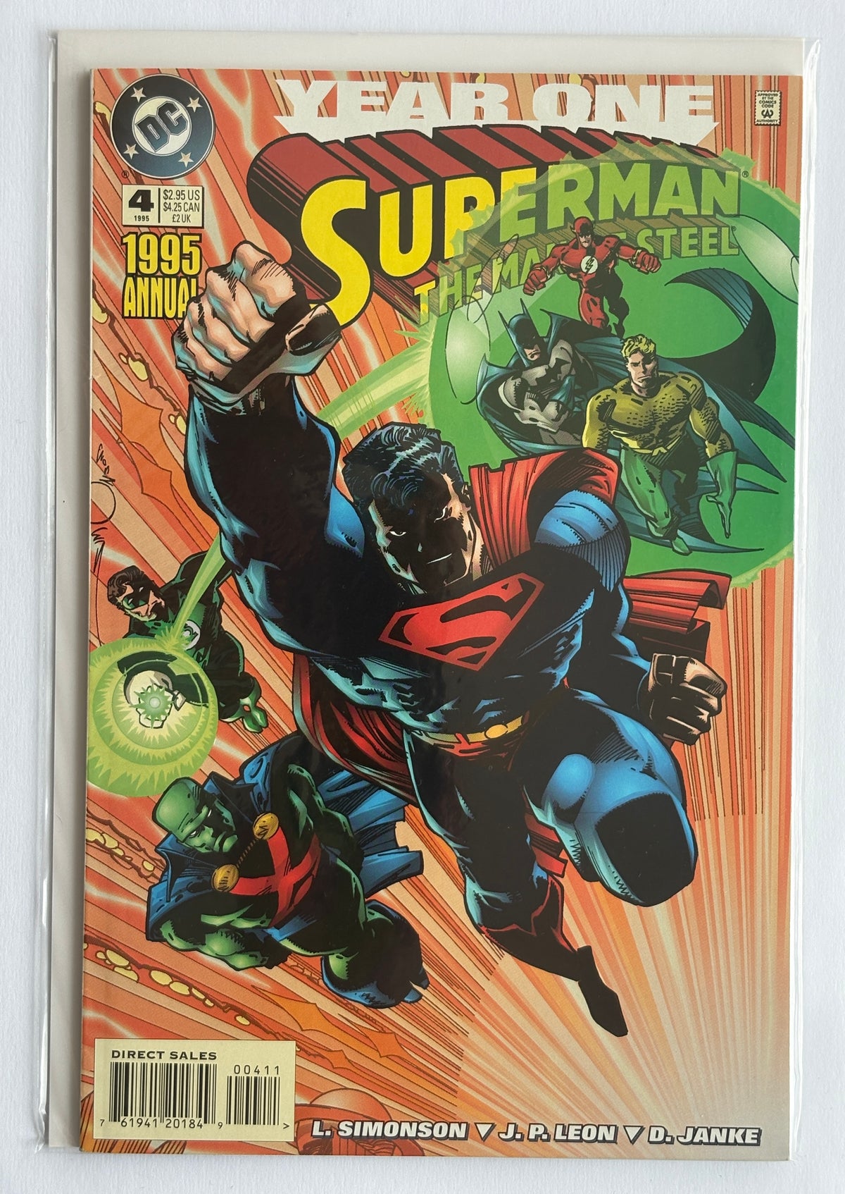 Superman the Man of Steel Annual #4 - DC Comics 1995 VF 8.0