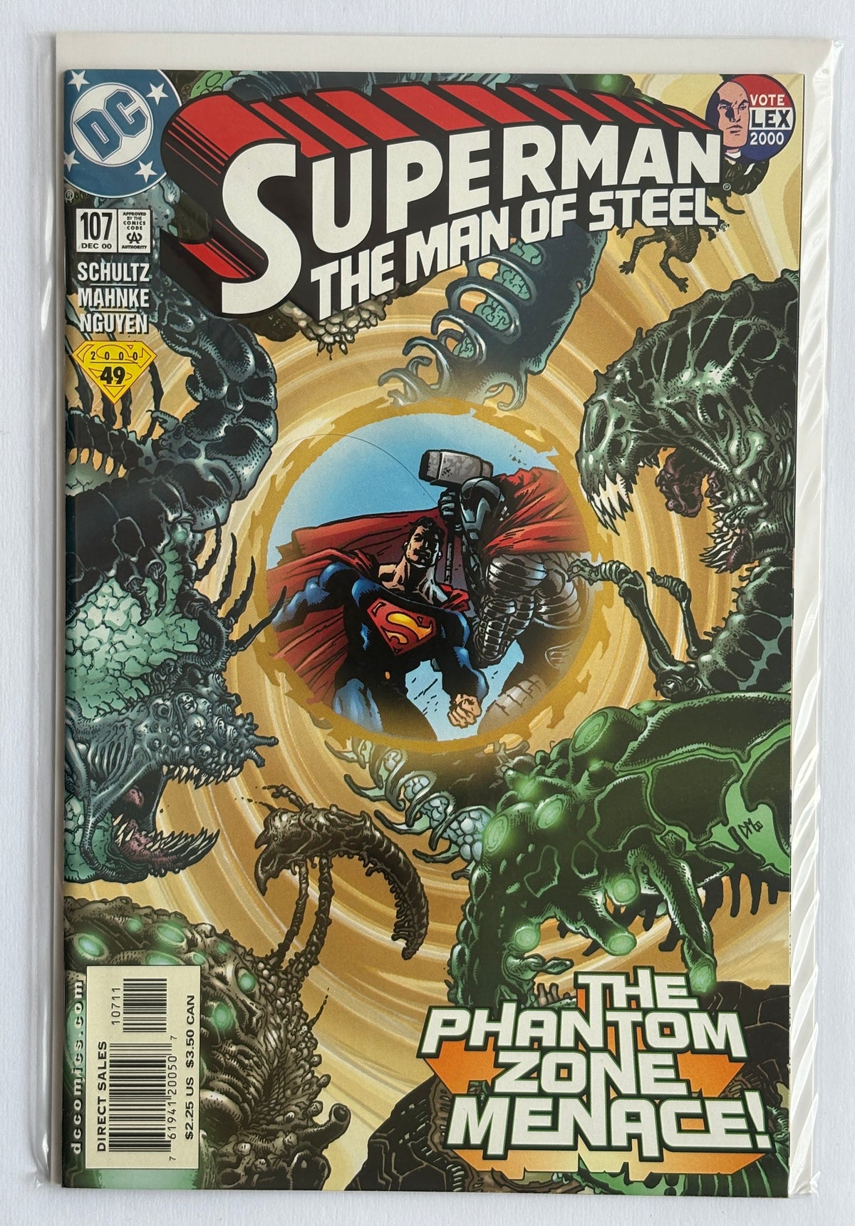 Superman: The Man of Steel #107 - 1st Printing - DC Comics December 2000 VF+ 8.5