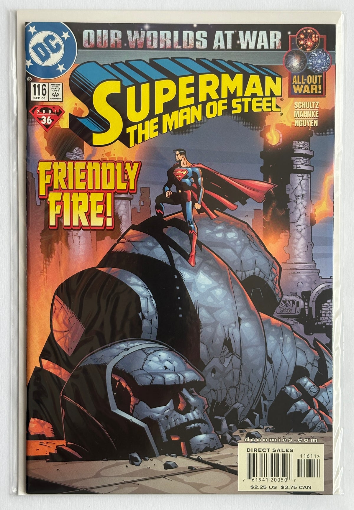Superman: The Man of Steel #116 - 1st Printing - DC Comics September 2001 VF 8.0