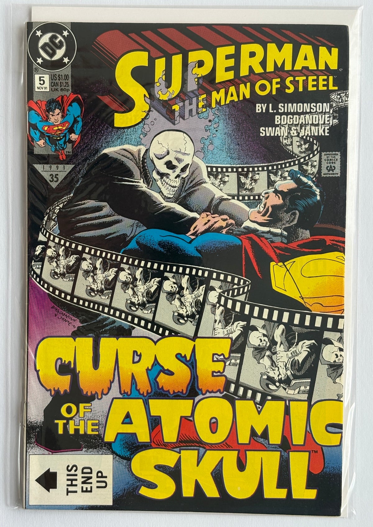Superman The Man of Steel #5 - DC Comics - November 1991 VF- 7.5