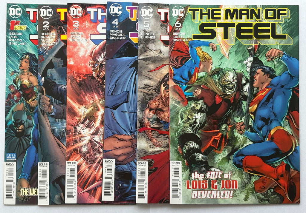 The Man of Steel #1 to 6 (6 Part Mini-series) Superman DC Comics 2018 NM- 9.2