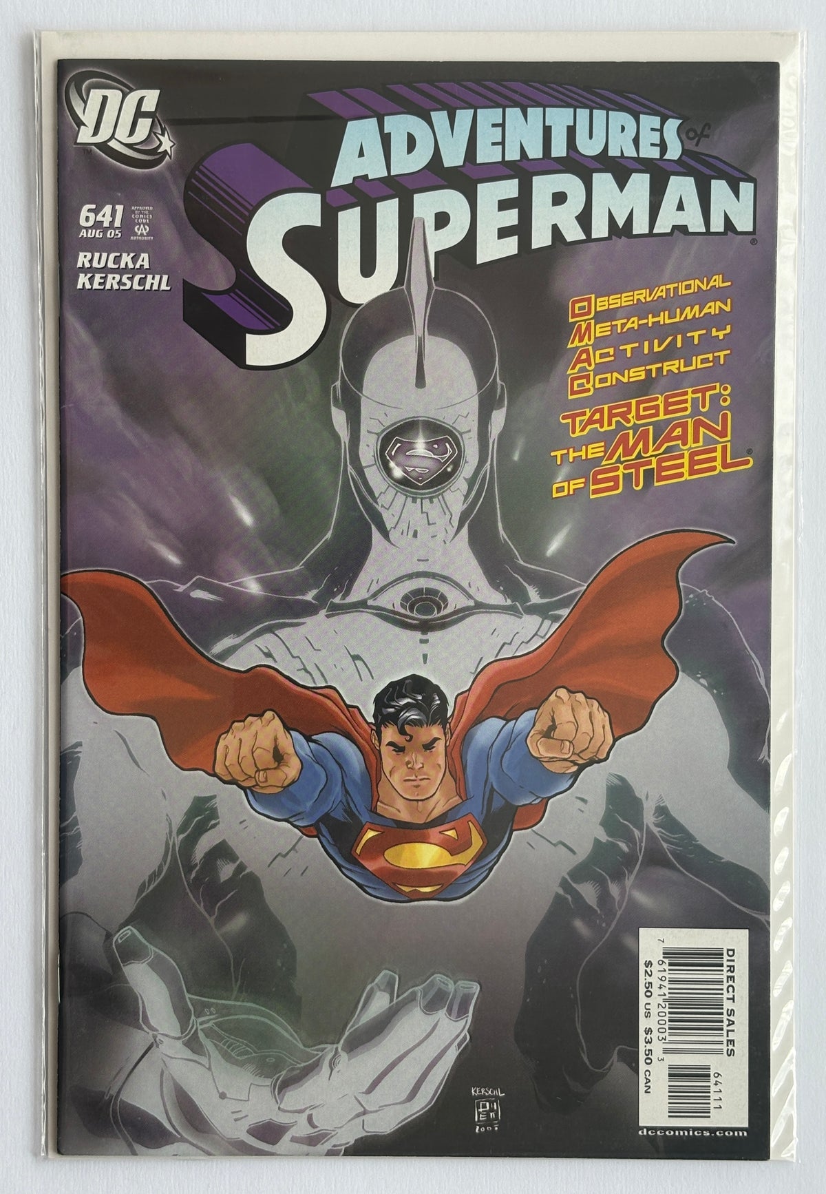 Adventures of Superman #641 - 1st Printing DC Comics August 2005 VF- 7.5