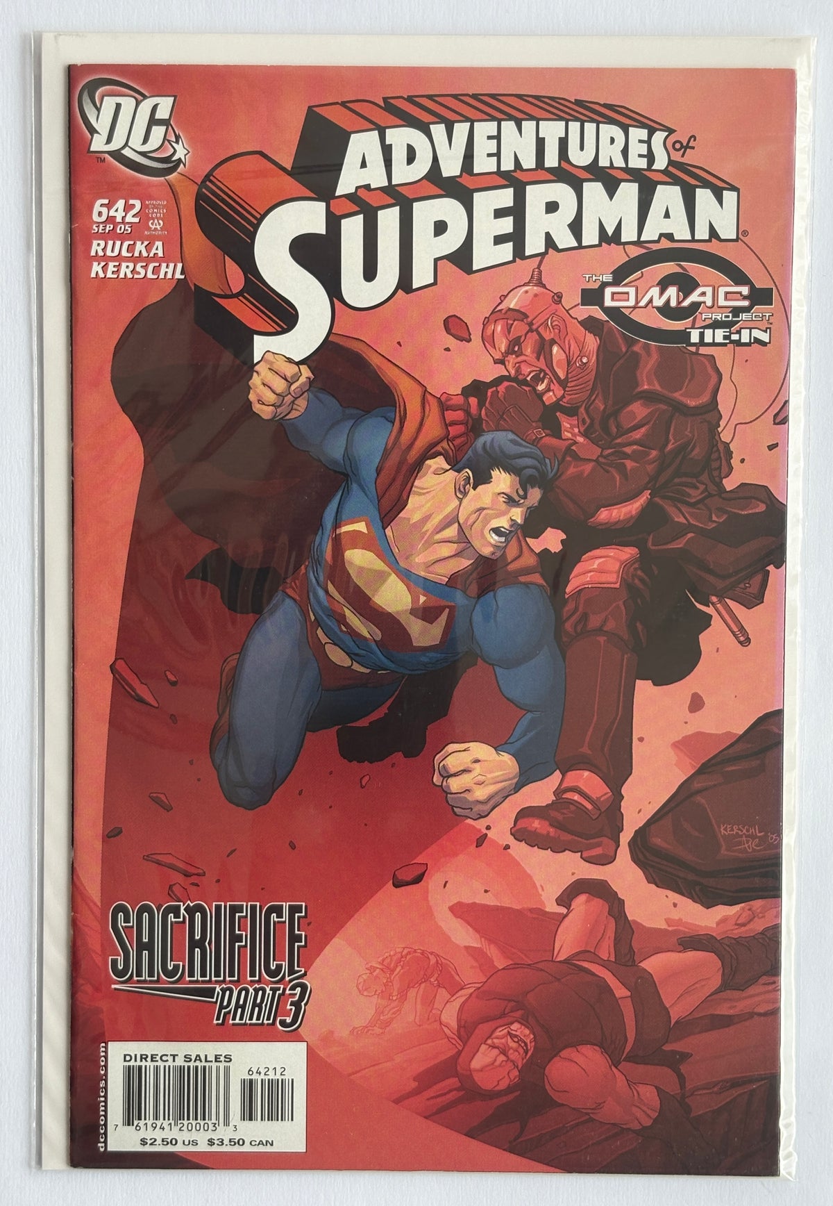 Adventures of Superman #642 - 2nd Printing DC Comics September 2005 VF- 7.5