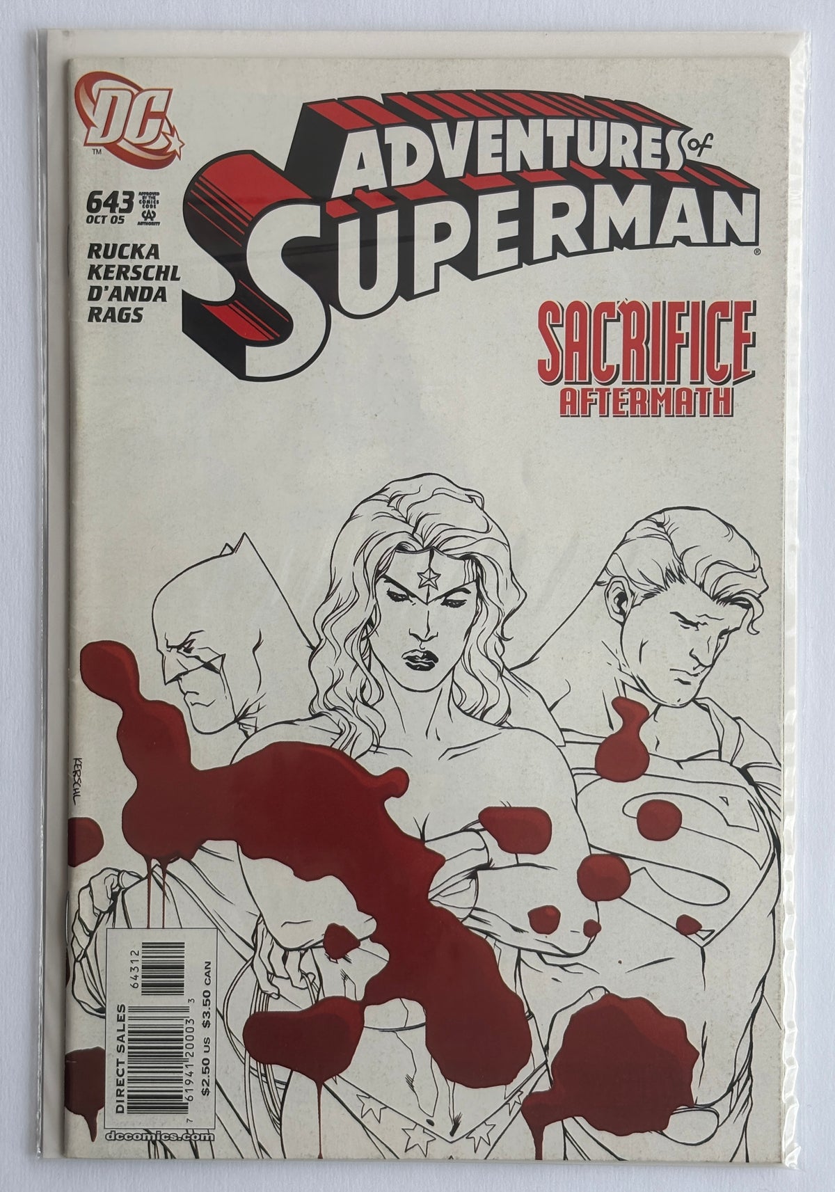 Adventures of Superman #643 - 2nd Printing DC Comics October 2005 F/VF 7.0