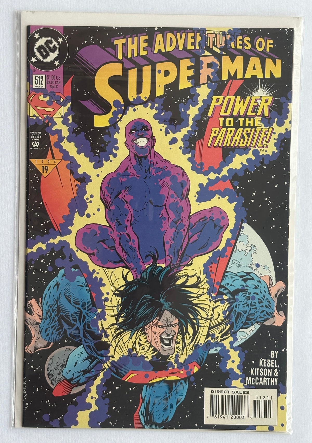 The Adventures of Superman #512 - 1st Printing DC Comics May 1994 VF+ 8.5