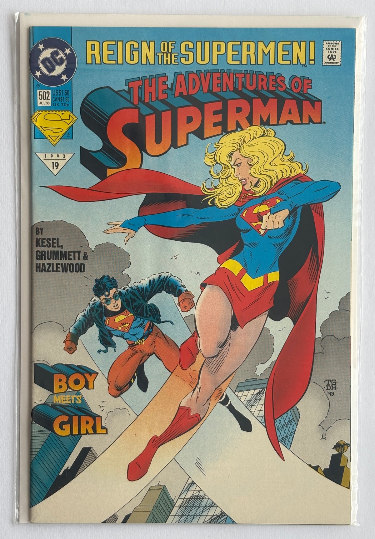 The Adventures of Superman #502 - DC Comics July 1993 VF+ 8.5