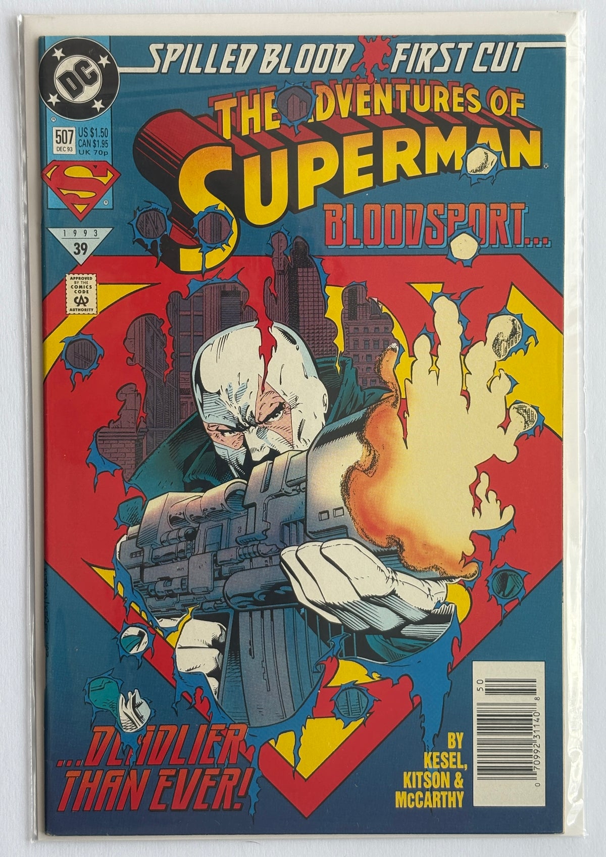 The Adventures of Superman #507 - DC Comics December 1993 VF+ 8.5