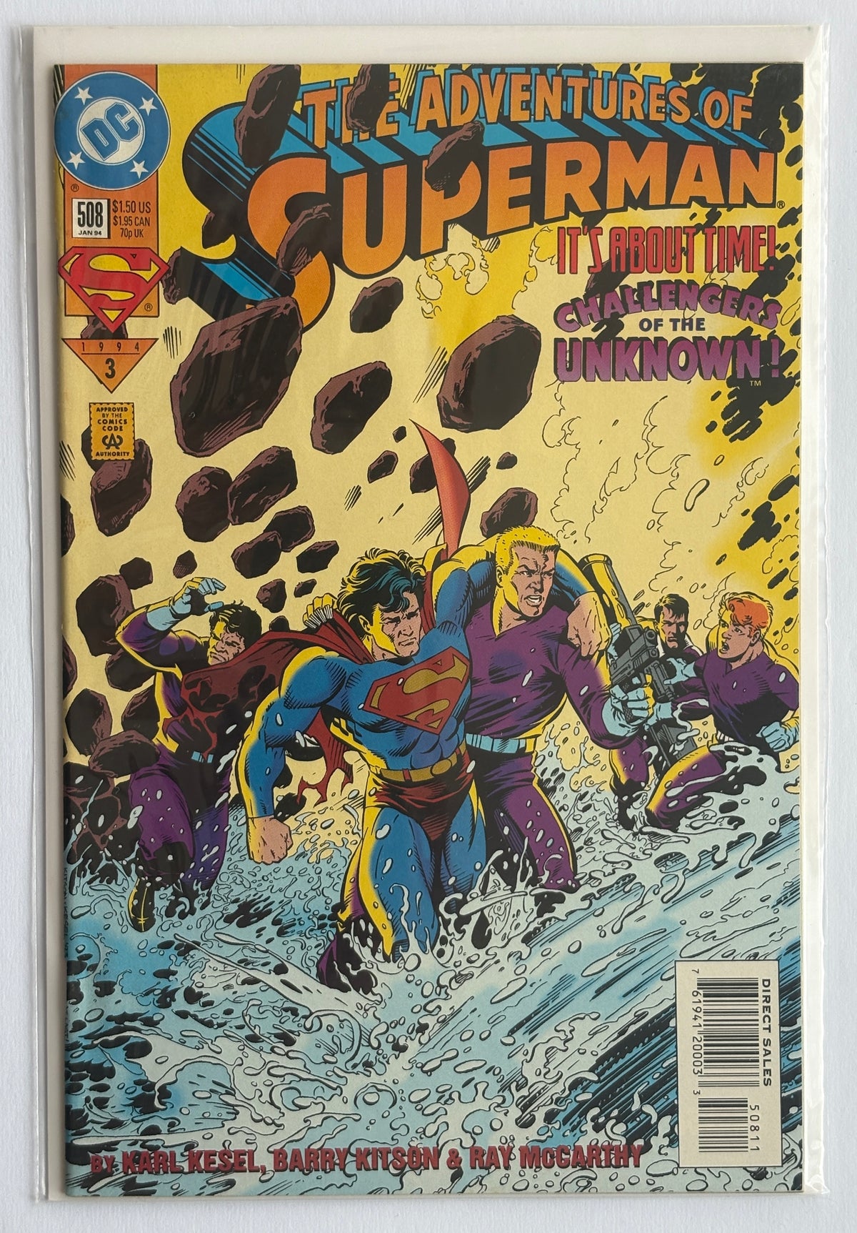 The Adventures of Superman #508 - 1st Printing DC Comics January 1994 VF/NM 9.0