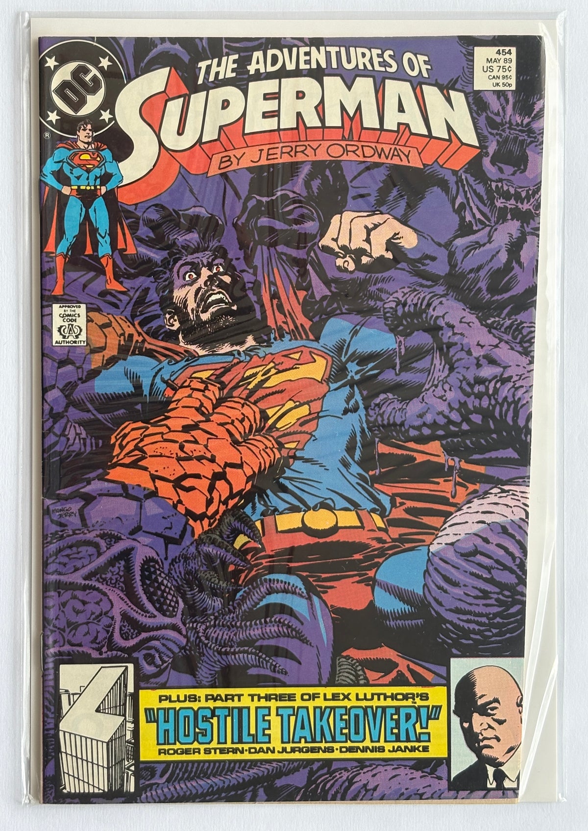 The Adventures of Superman #454 - DC Comics - May 1989 F/VF 7.0