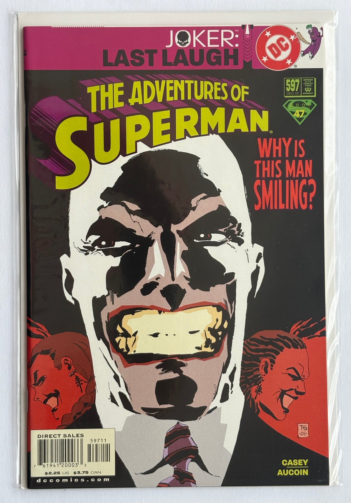 The Adventures of Superman #597 - 1st Printing DC Comics December 2001 VF/NM 9.0