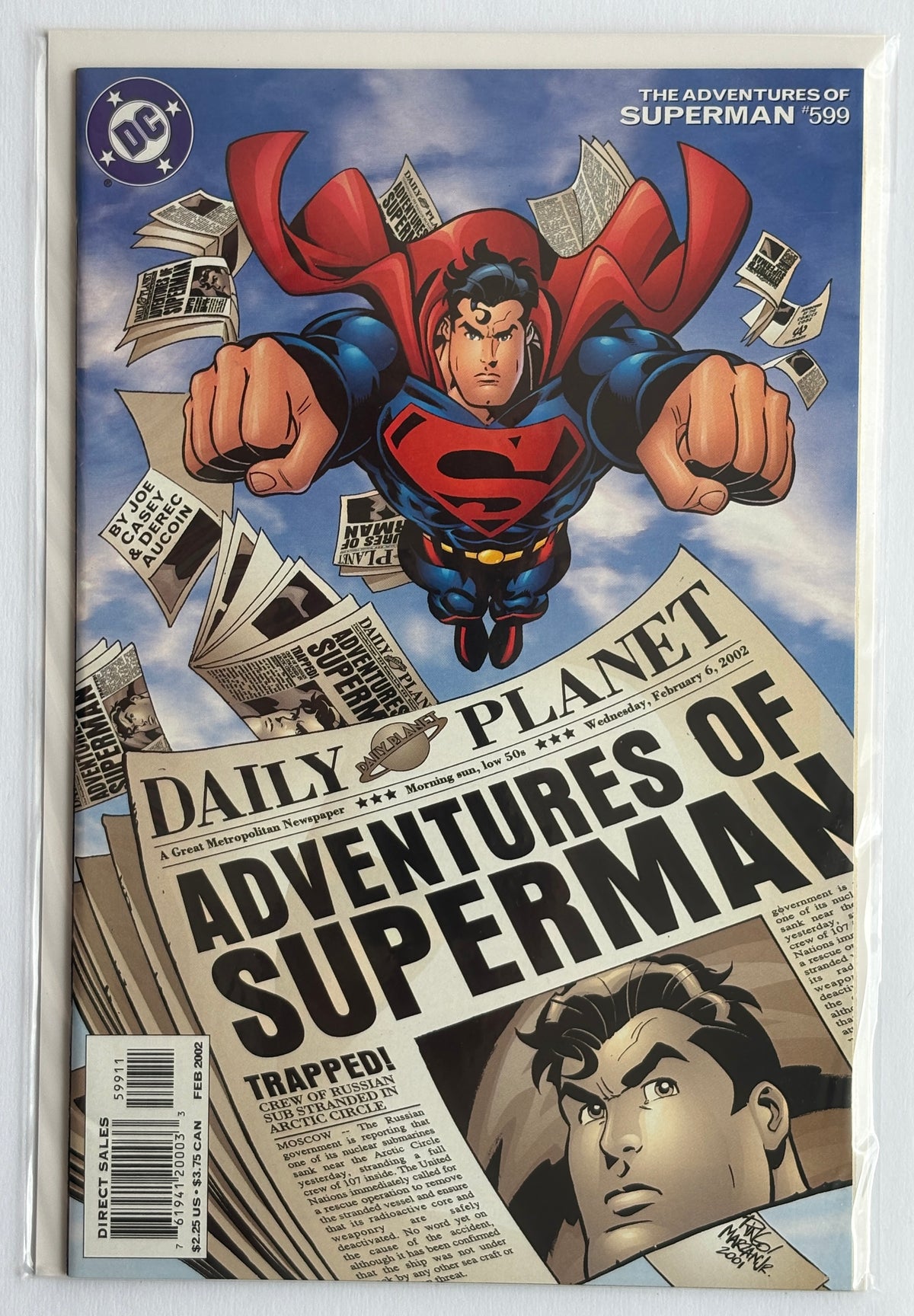The Adventures of Superman #599 - 1st Printing DC Comics February 2002 VF 8.0