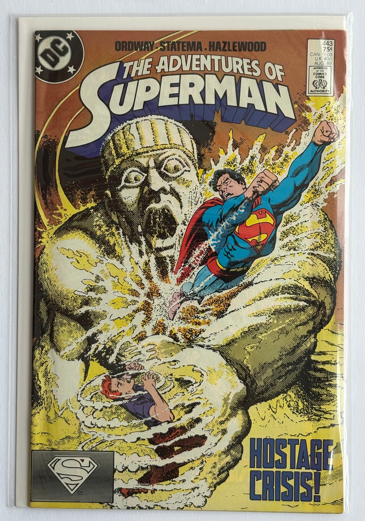 The Adventures of Superman #443 - DC Comics  August 1988 VF 8.0