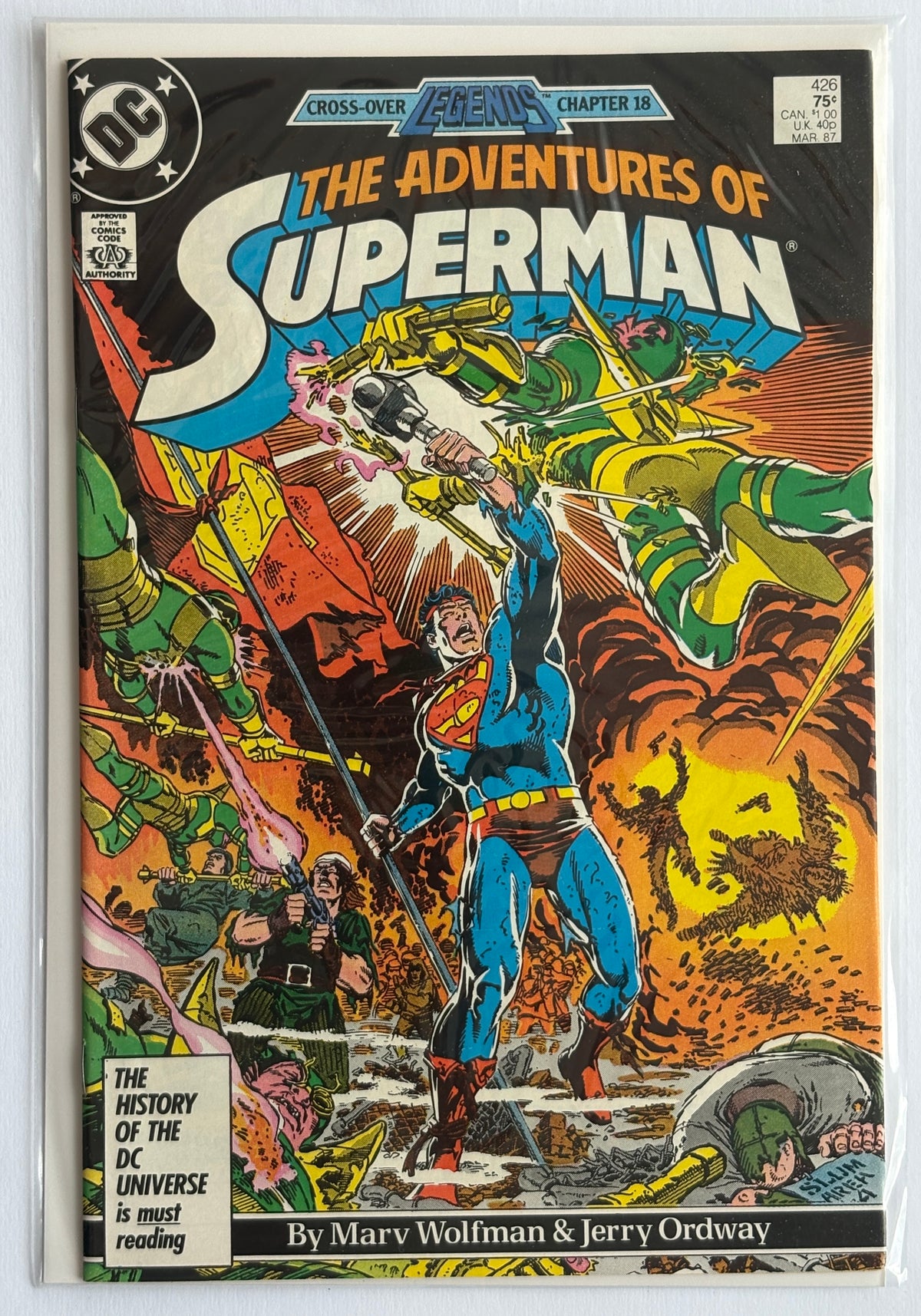The Adventures of Superman #426 - DC Comics March 1987 VF- 7.5