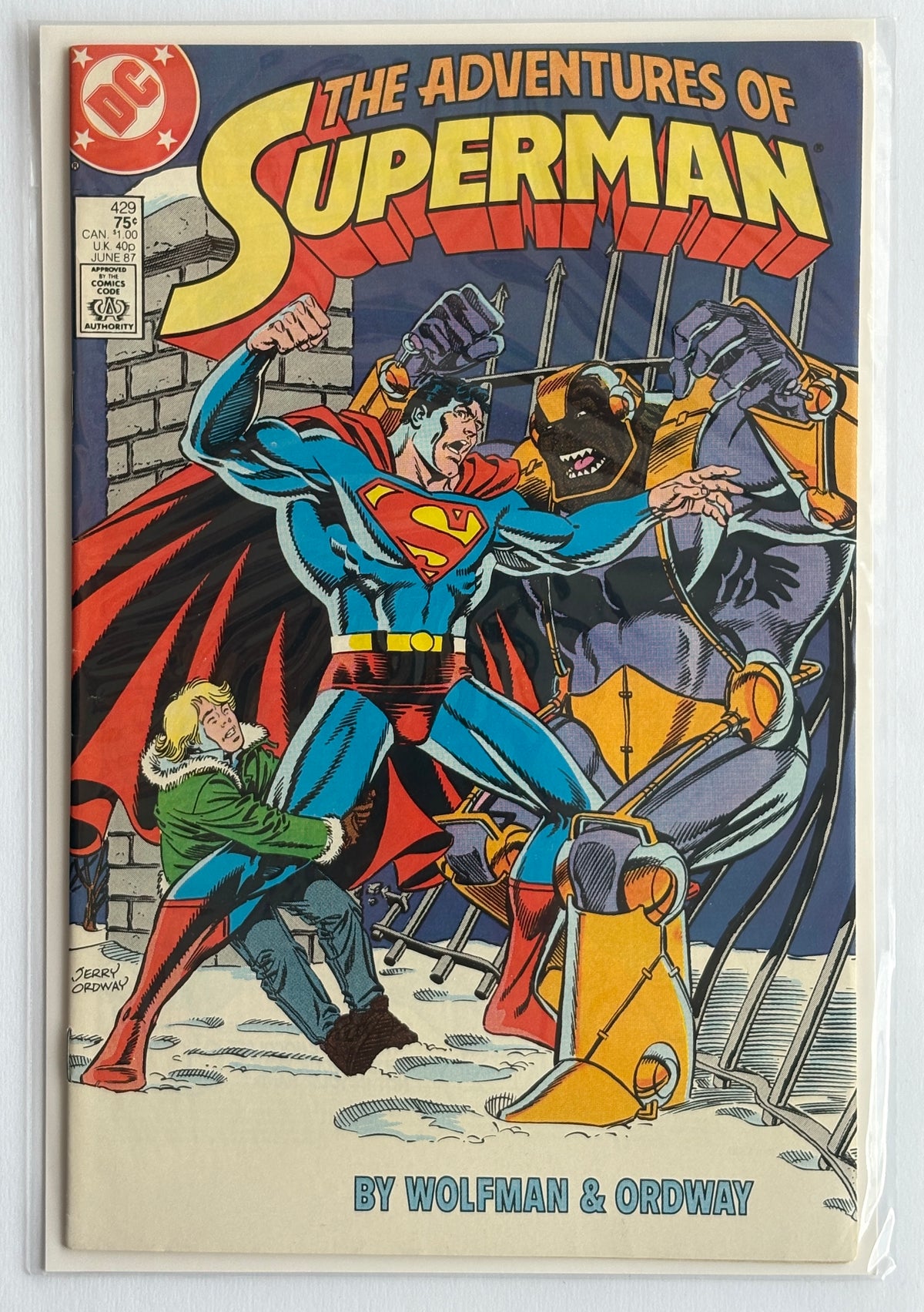 The Adventures of Superman #429 - DC Comics June 1987 F/VF 7.0