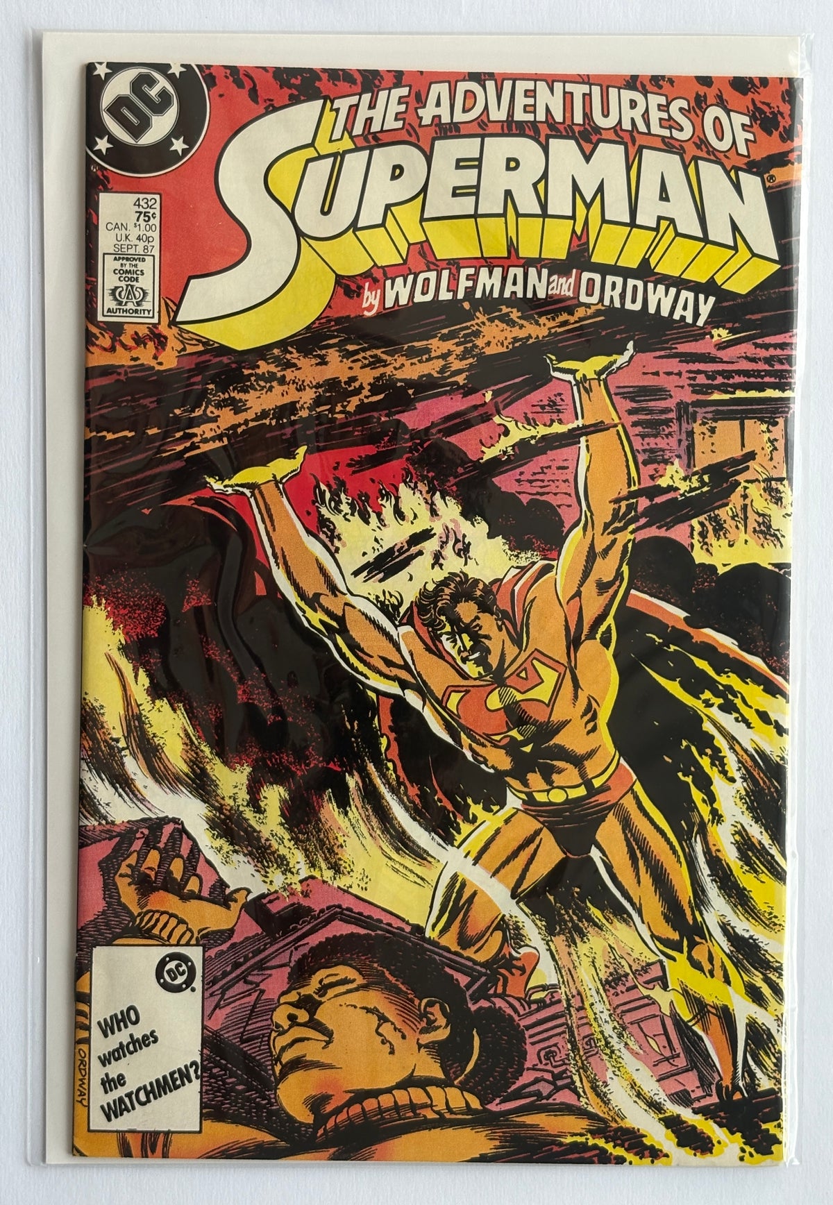 The Adventures of Superman #432 - DC Comics - September 1987 VF- 7.5