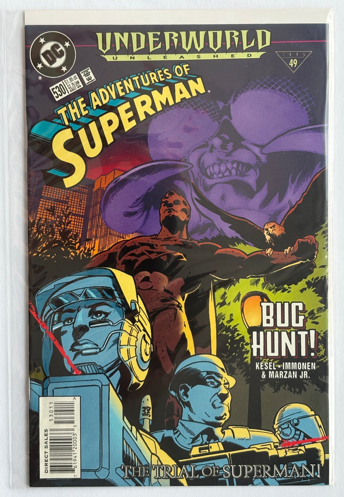The Adventures of Superman #530 - DC Comics - December 1995 F/VF 7.0