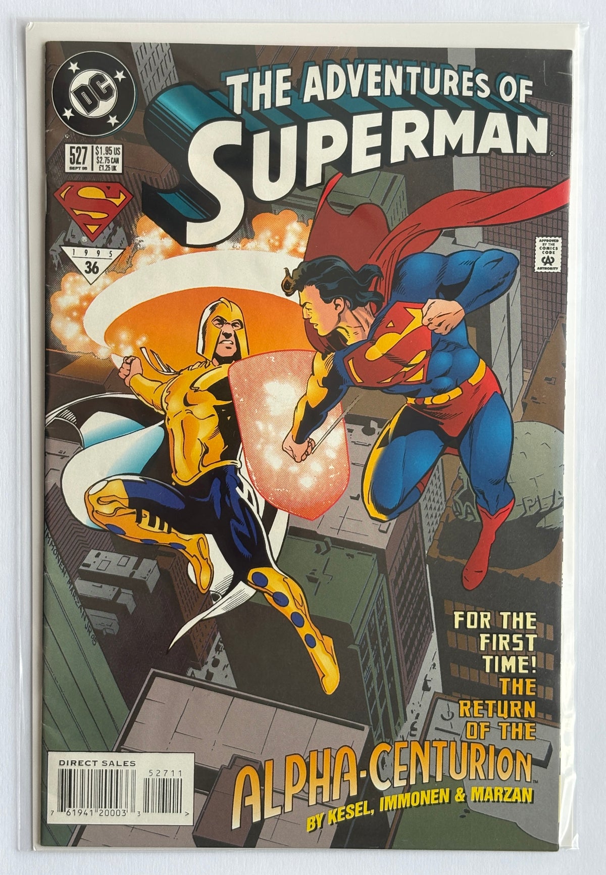 The Adventures of Superman #527 - 1st Printing - DC September 1995 FN+ 6.5