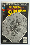 The Adventures of Superman #498 - Funeral for a Friend #1 January 1993 F/VF 7.0