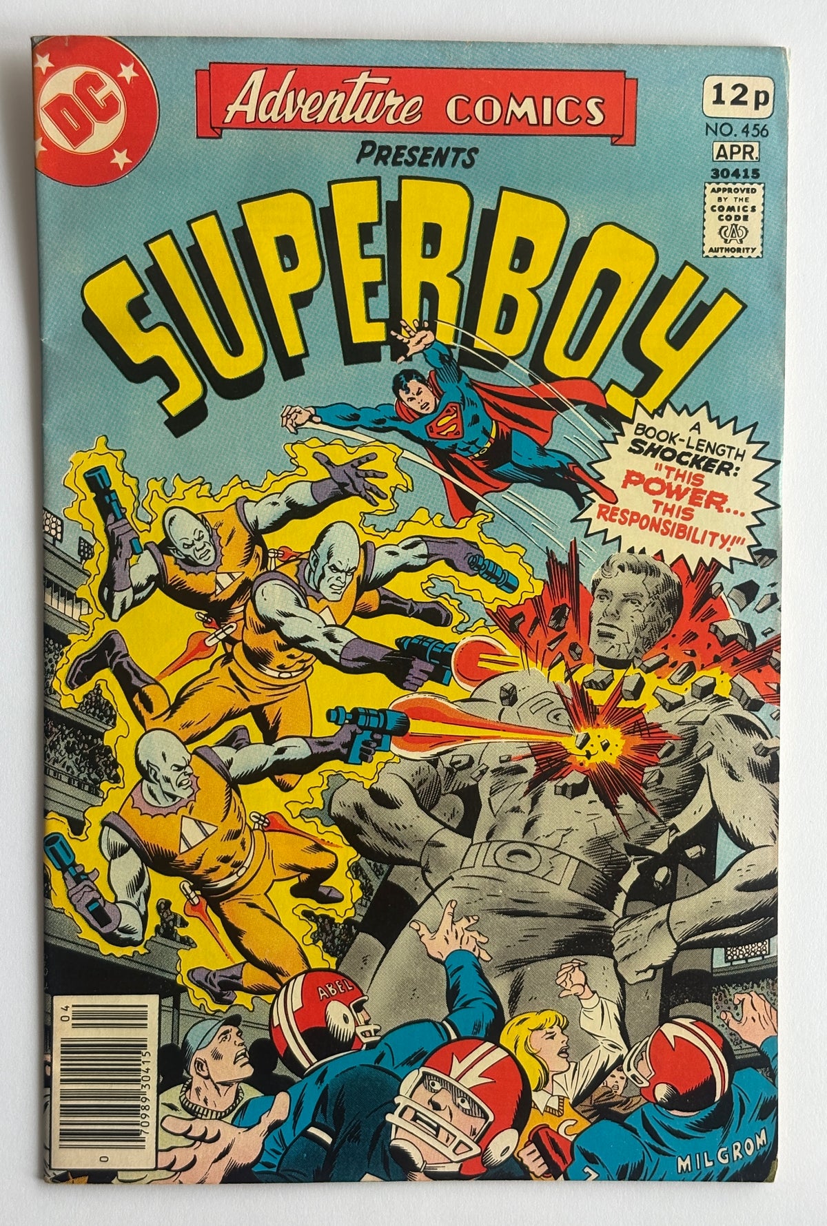 Adventure Comics #456 - Superboy - DC Comics UK Variant - April 1978 F/VF 7.0