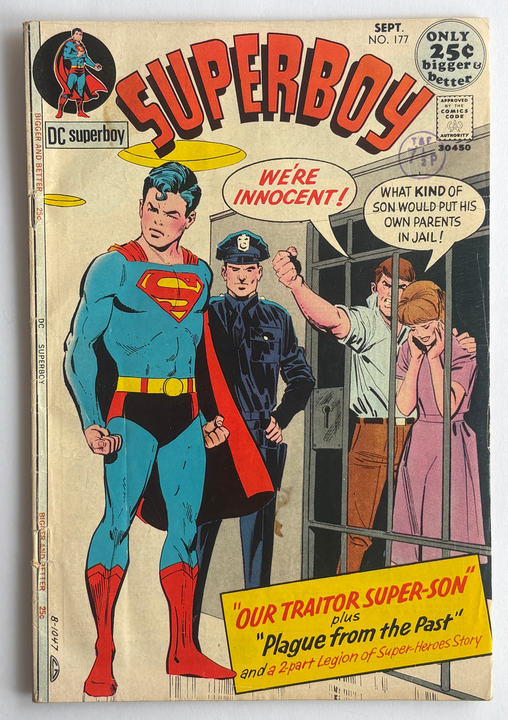 Superboy #177 - Our Traitor Super-Son - DC Comics - September 1971 - G/VG 3.0