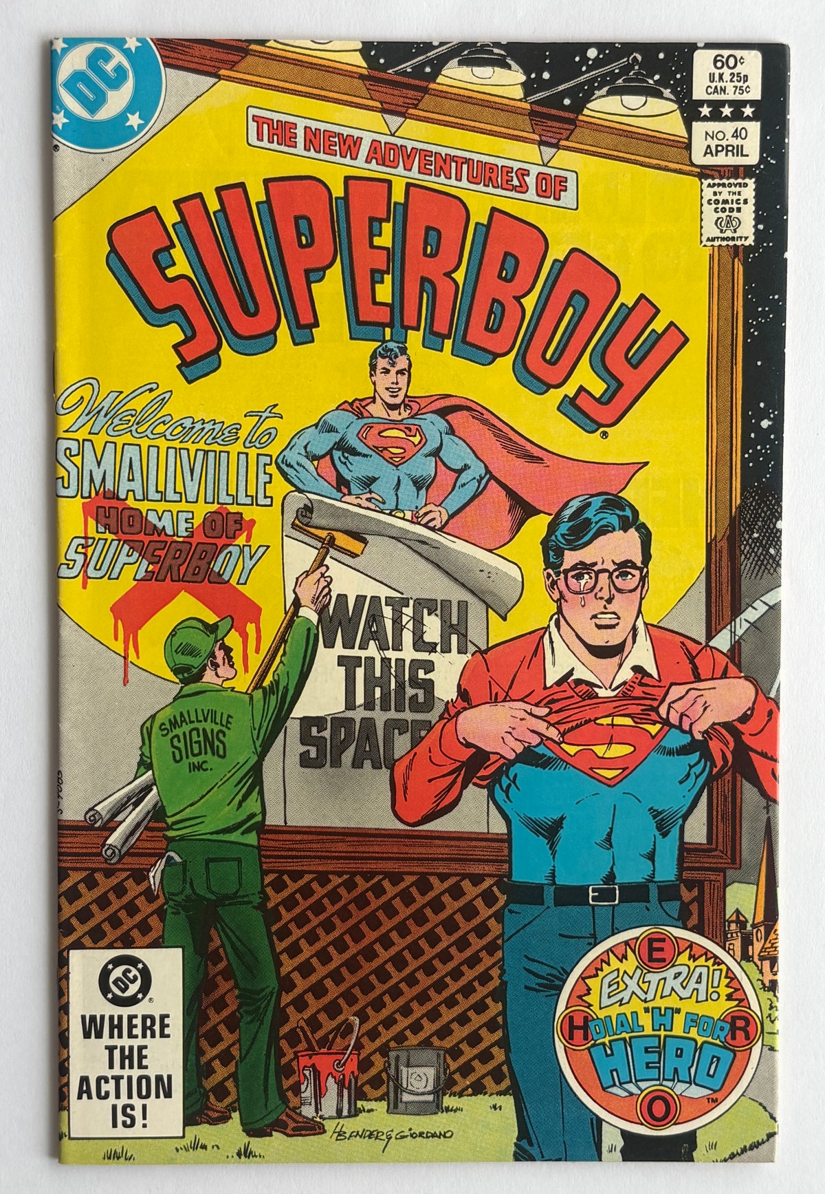 The New Adventures of Superboy #40 - DC Comics - April 1983 VF+ 8.5
