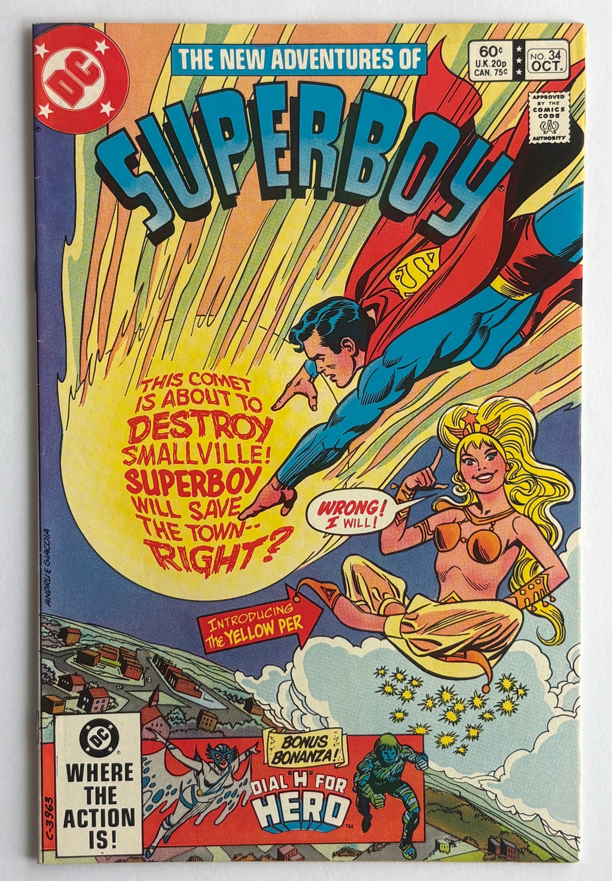 The New Adventures of Superboy #34 - DC Comics - October 1982 VF 8.0