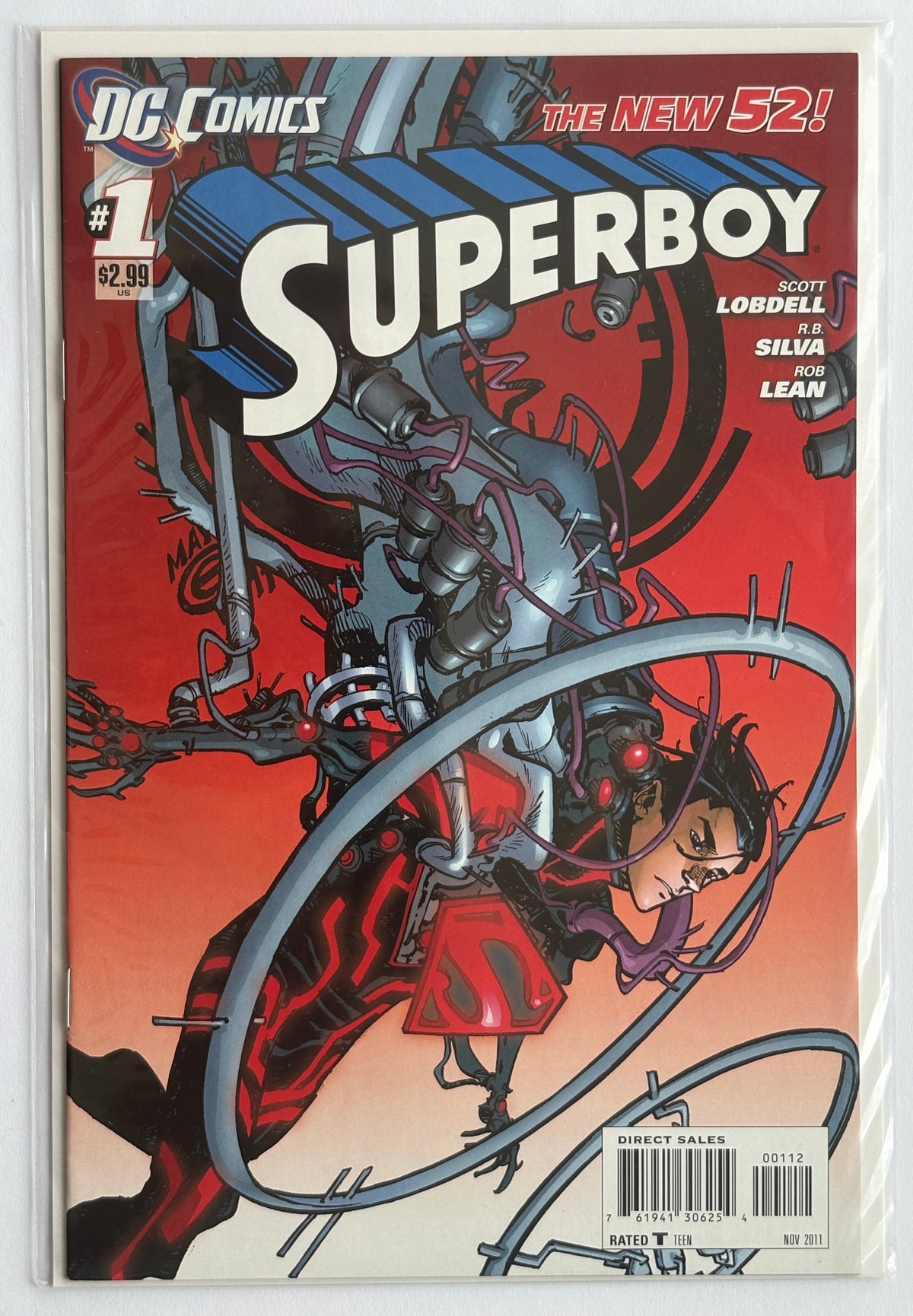 Superboy #1 - 2nd Printing The New 52 - DC Comics November 2012 VF- 7.5