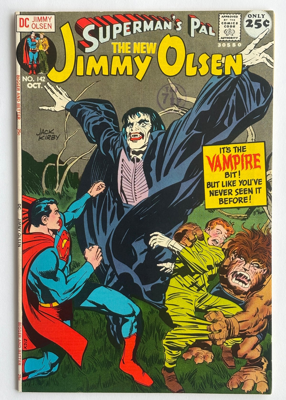 Superman’s Pal Jimmy Olsen #142 The Man from Transilvane - Oct 1971 VF 8.0