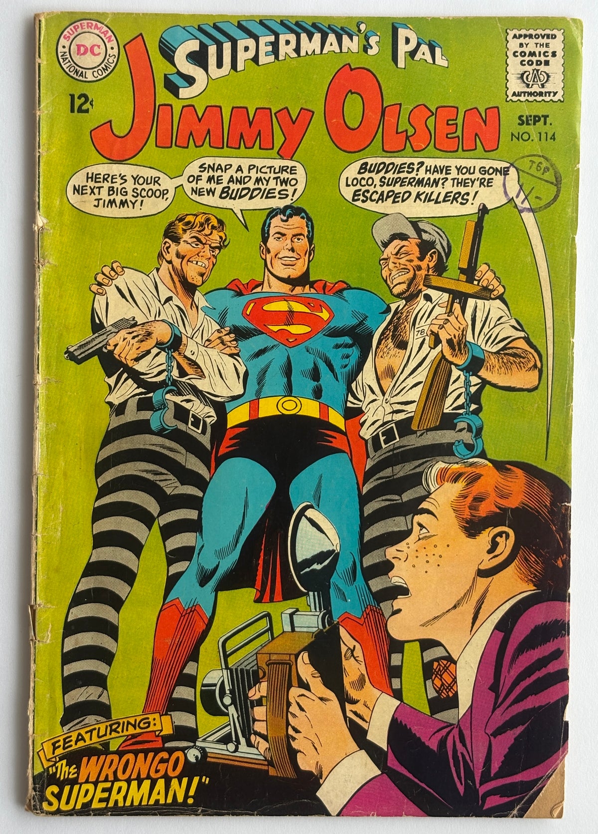 Superman's Pal Jimmy Olsen #114 - DC Comics September 1968 GD/VG 3.0
