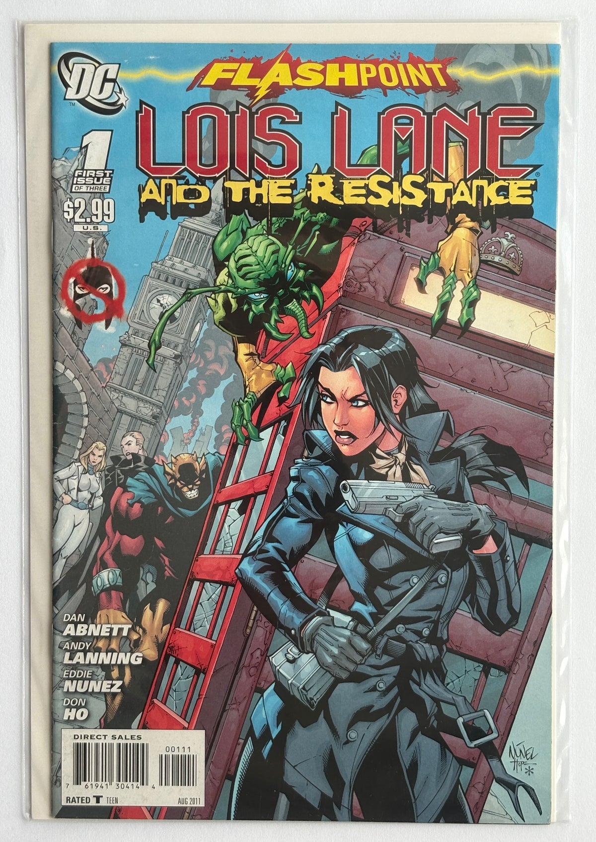Lois Lane and the Resistance #1 - 1st Printing DC Comics August 2011 FN+ 6.5