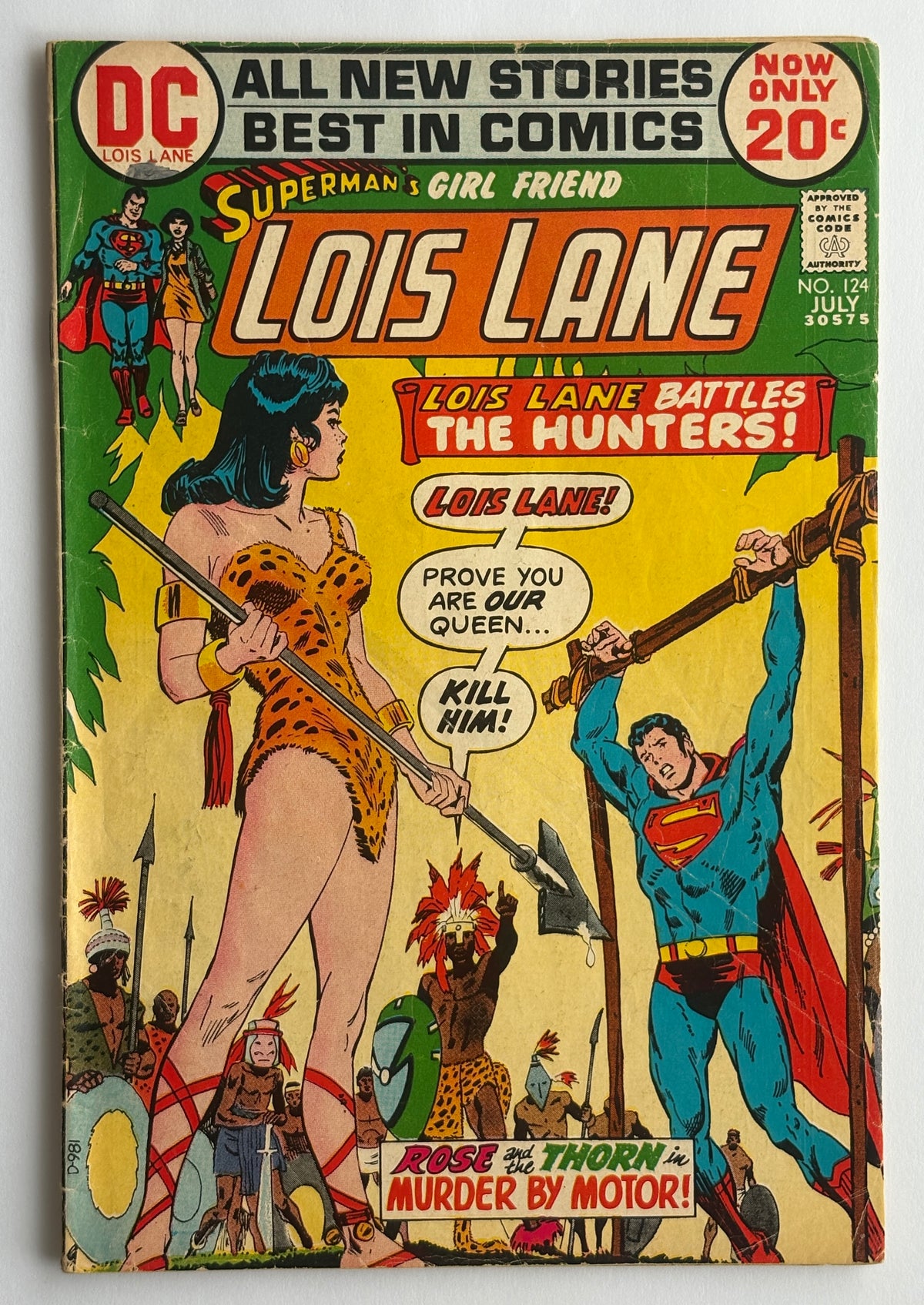 Superman's Girl Friend Lois Lane #124 - DC Comics July 1972 GD/VG 3.0