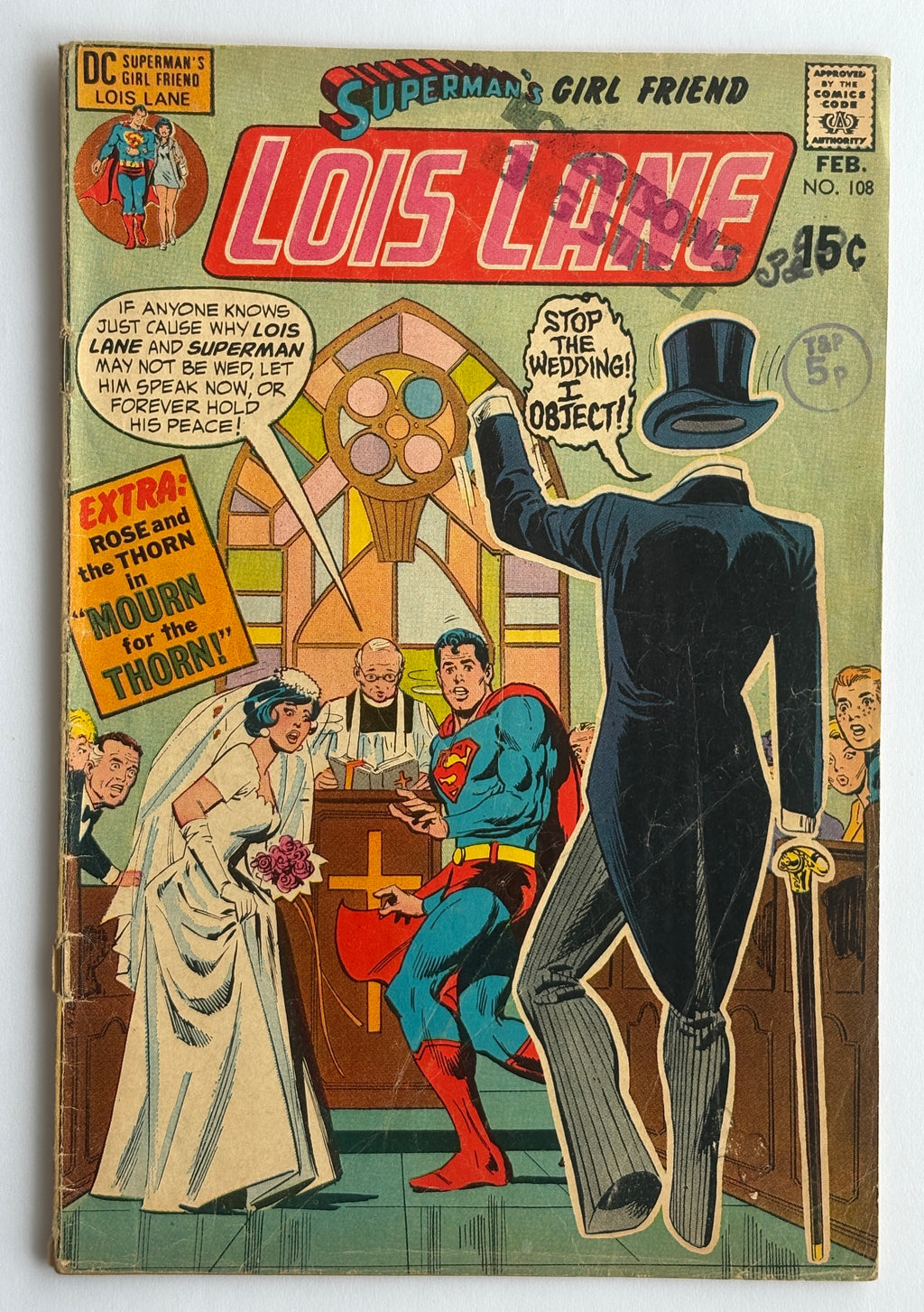 Superman's Girl Friend Lois Lane #108 - DC Comics February 1971 VG- 3.5