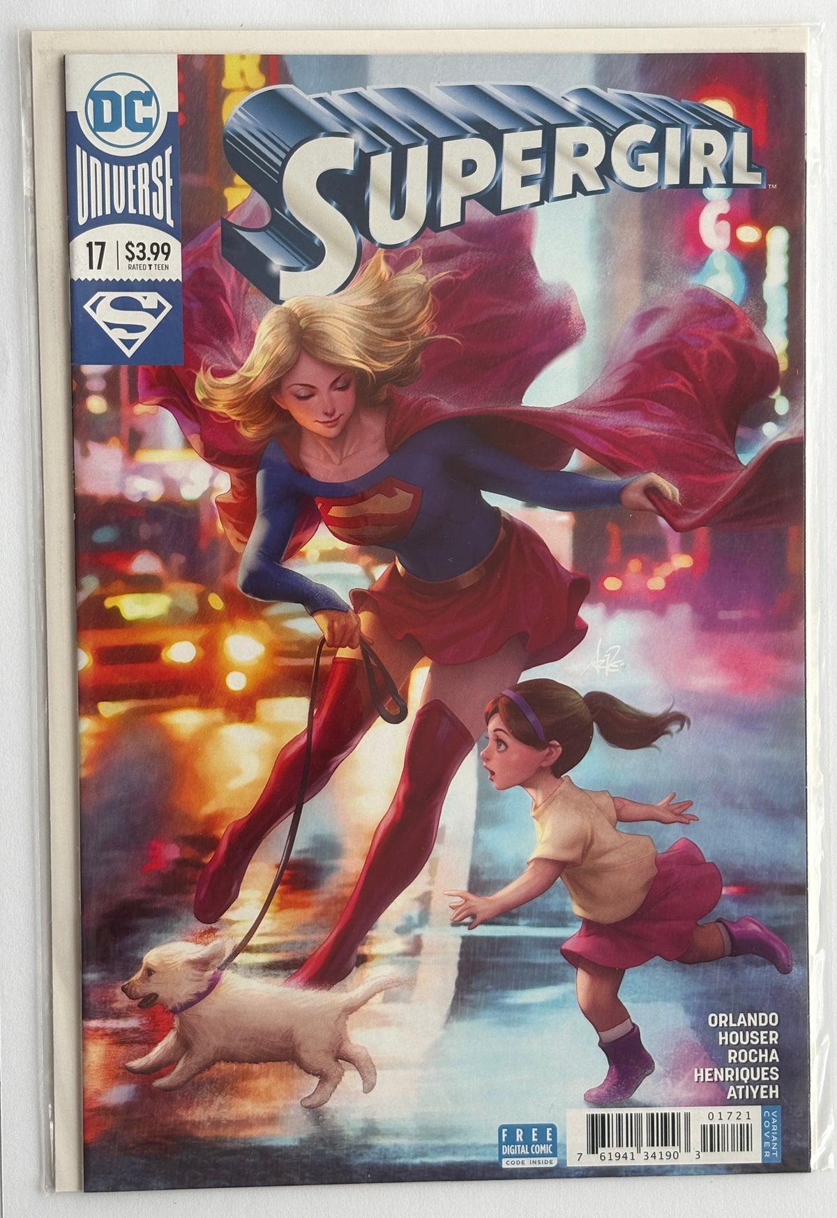 Supergirl #17 - 1st Printing Lau Variant DC Comics March 2018 VF+ 8.5