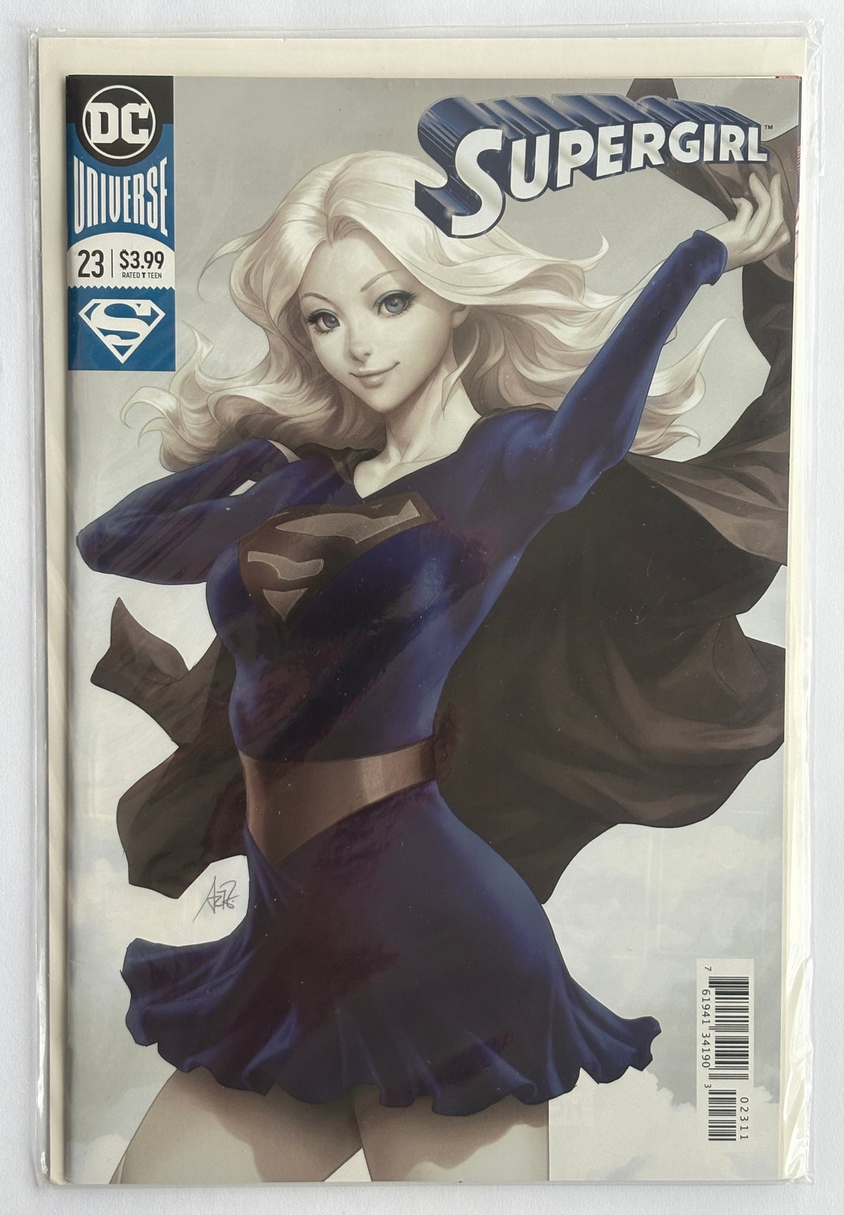 Supergirl #23 - 1st Printing Artgerm Foil Cover DC December 2018 VF/NM 9.0