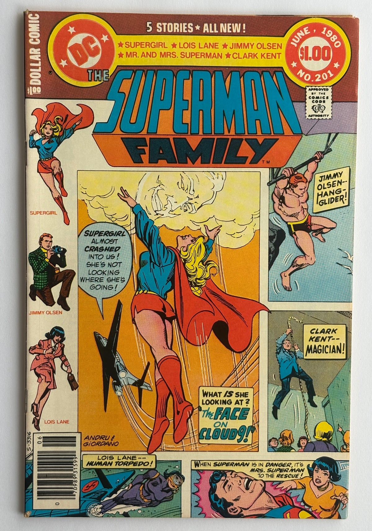 The Superman Family #201 - Dollar Comic DC Comics June 1980 VF/NM 9.0