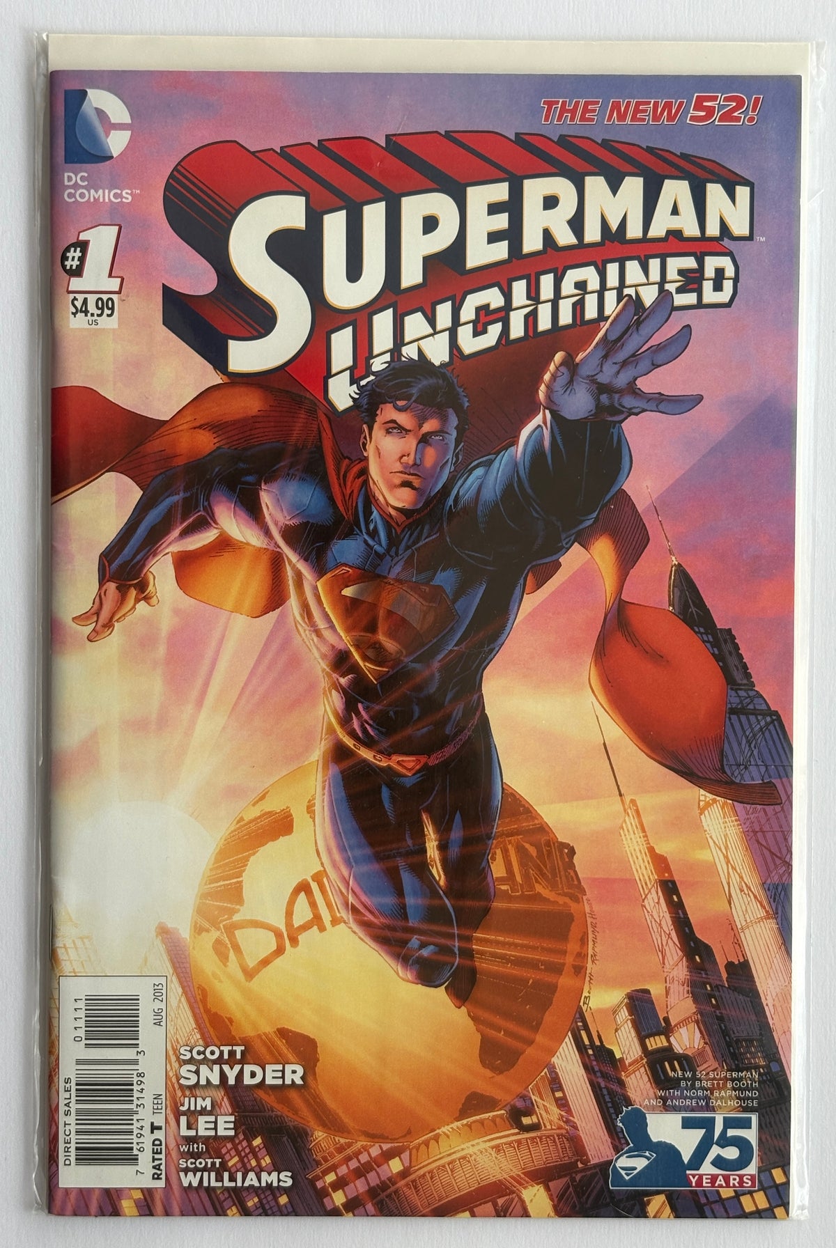 Superman Unchained #1 - 1st Printing DC Comics August 2013 F/VF 7.0